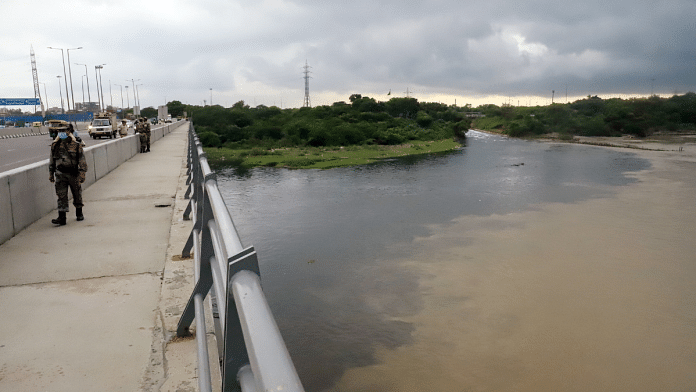 Drain water entering Yamuna | Representational image | ANI