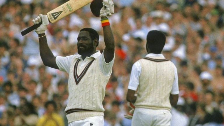 Vivian Richards’ philosophy was ‘see ball, hit ball’. He reserved his best against England