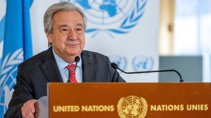 File Photo of United Nations Secretary General Antonio Guterres | Reuters