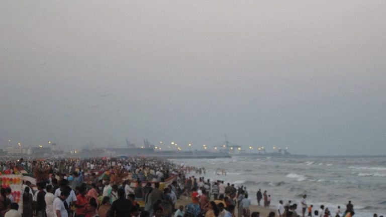 Marina Beach shoreline was garlanded with barbed wire & a ‘dummy fort’ to scare away Japanese bombers