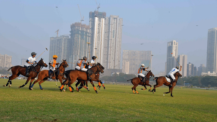 File photo of a polo match at Mahalaxmi Racecourse in Mumbai | ANI