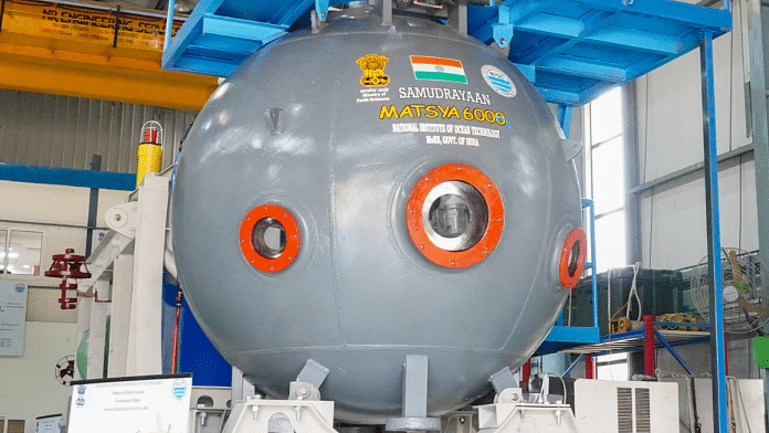 India's deep-sea exploration vehicle Matsya 6000, a three-person submersible, is being developed by Chennai's National Institute of Ocean Technology | Pic credit: X/@KirenRijiju