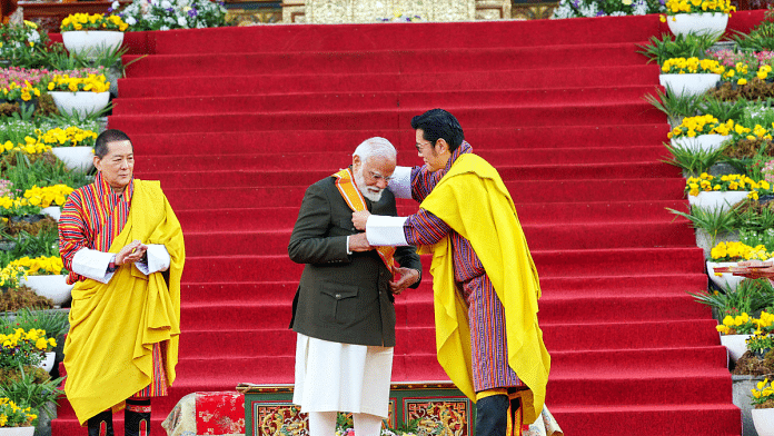 PM Narendra Modi conferred with the 'Order of Druk Gyalpo' by King of Bhutan | ANI
