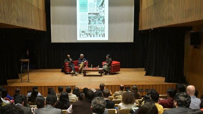 Appupen and Laurent Daudet discuss their new book at Delhi’s Alliance Francaise | Instagram