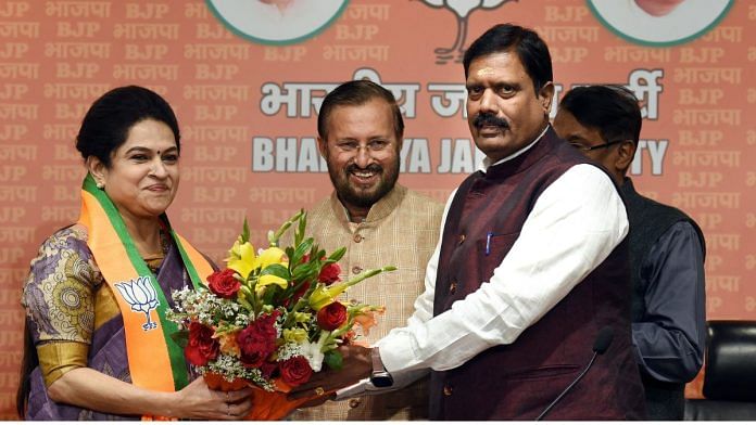 Padmaja Venugopal joining BJP in New Delhi on 7 March, 2024 | ANI