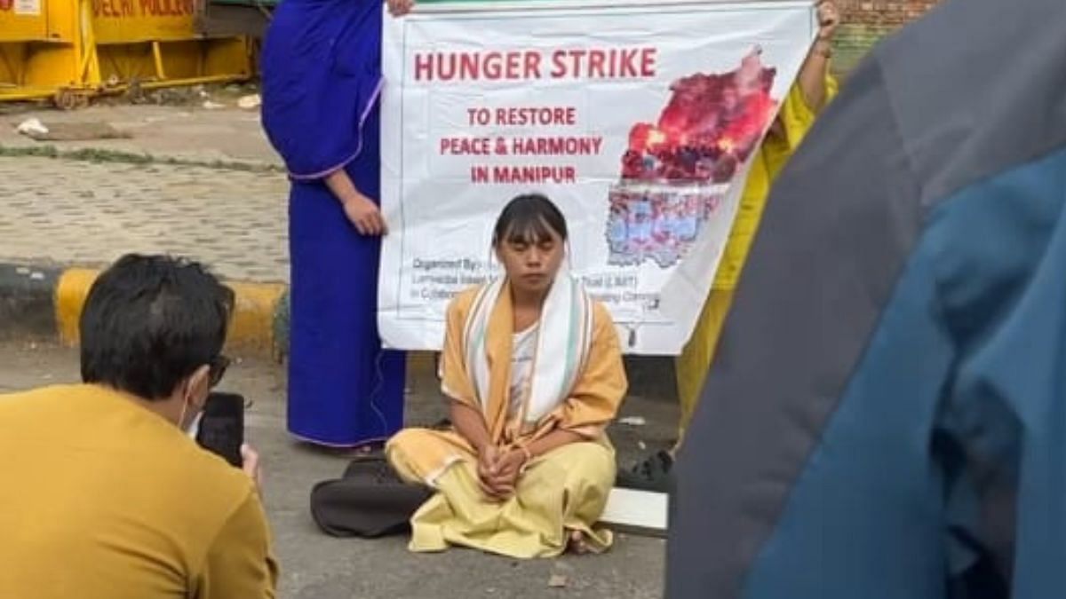 Manipur transgender activist, on hunger strike for 18 days, seeks end to conflict