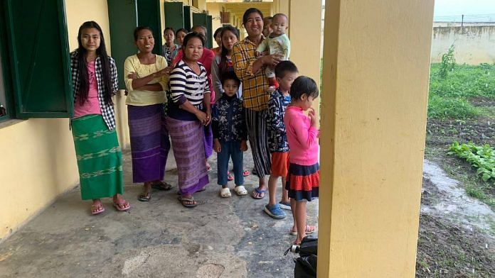Myanmar nationals lodged at the Sajiwa Detention Centre, Imphal East | Karishma Hasnat | ThePrint