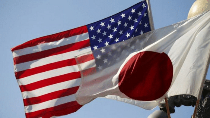 Flags of US and Japan | Representative Image | Reuters