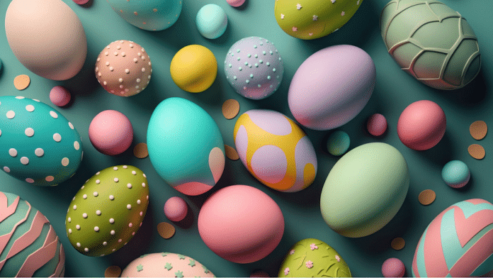 Colourfully decorated easter eggs | Representative Image | Commons/GoodFon/Grimarka