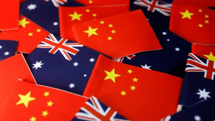 Flags of Australia and China | Representative Image | Reuters