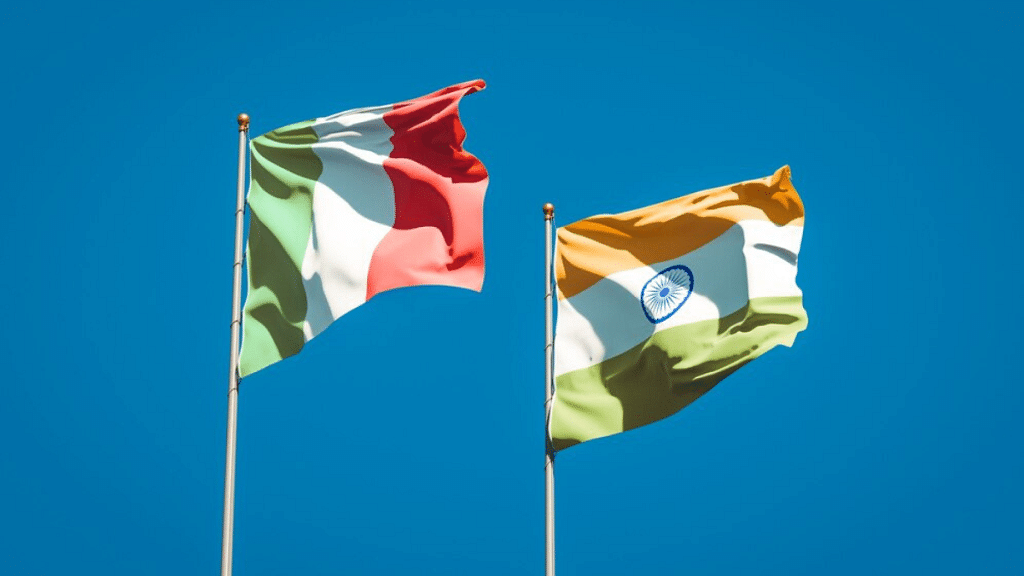 Flags of Italy and India | Representative Image | Freepik