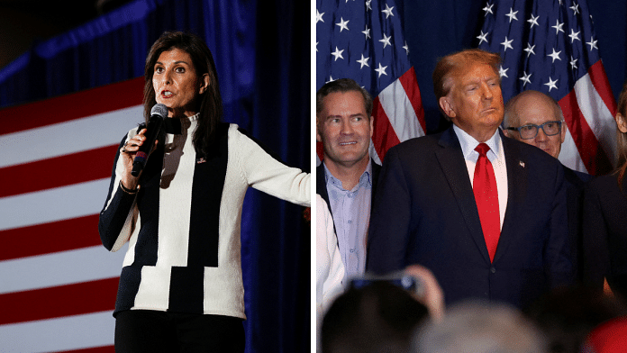 bikki Haley (L) and Donald trump (R) are the two republican candidates for US presidential elections 2024 | File Photo | Reuters