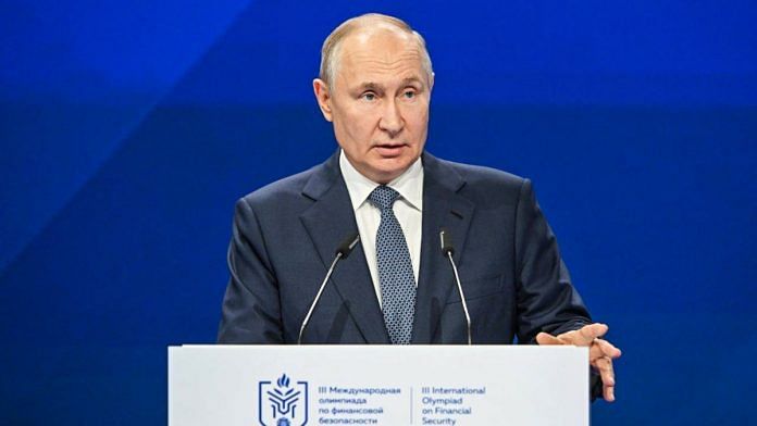 File photo of Russian President Vladimir Putin | ANI