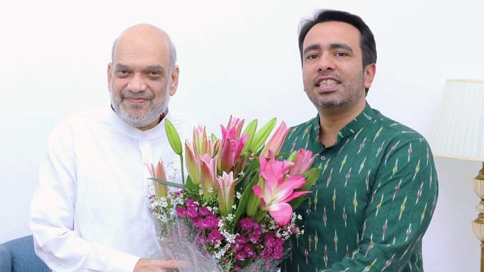 Union Minister Amit Shah welcomes RLS president Jayant Chaudhury to NDA | X (formerly Twitter) /@AmitShah