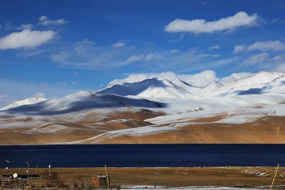 An October view of Tsomoriri lake in Ladakh | Manisha Mondal | ThePrint