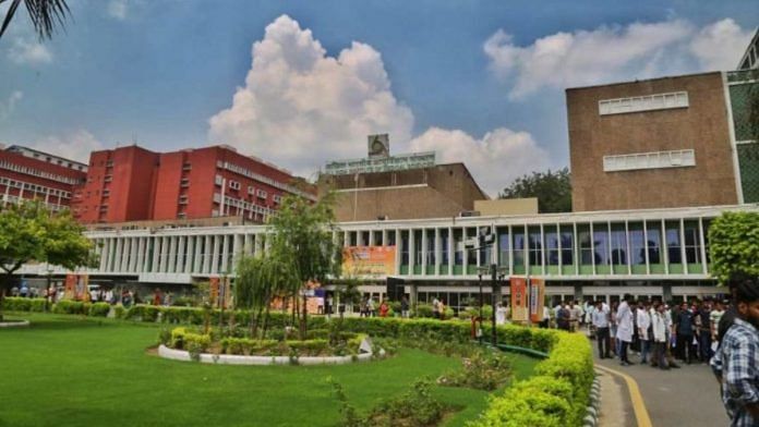 All India Institute of Medical Sciences (AIIMS) in New Delhi is one of the hospitals which was part of the ICMR study | Suraj Singh Bisht | ThePrint file