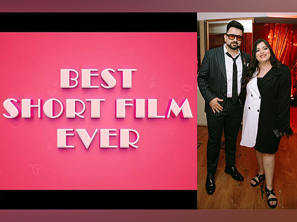 Producers Mohit Parmar and Sanjana Parmar of House of Joy Productions celebrate the success of 'Best Short Film Ever'