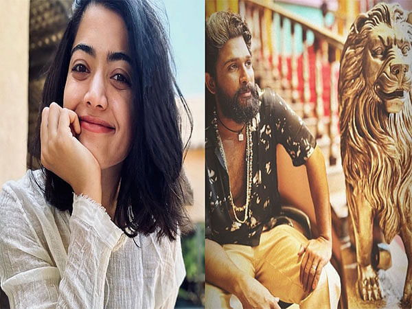 Rashmika Mandanna greets Pushpa Raj Allu Arjun on birthday