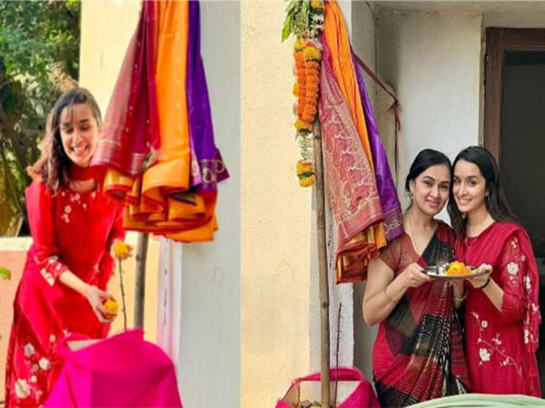 Shraddha Kapoor celebrates Gudi Padwa with family, check out pics