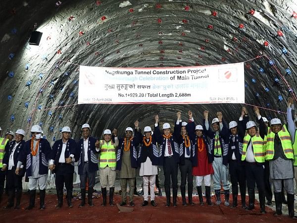 Nepal's first transport tunnel being built with Japanese loan witnesses major breakthrough