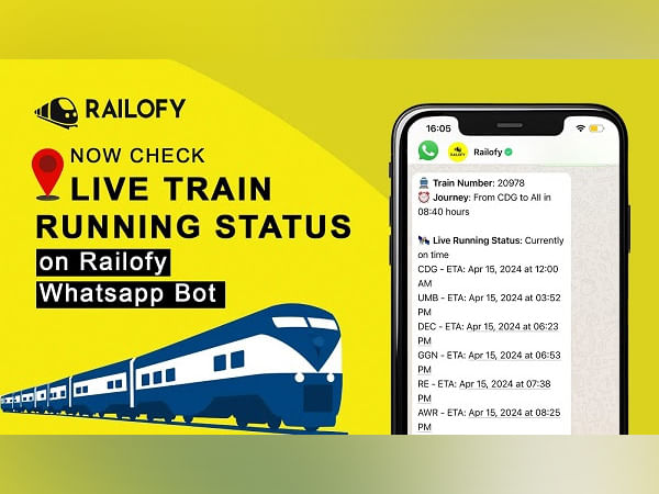 RAILOFY Launches Hassle-Free Train Live Running Status on WhatsApp