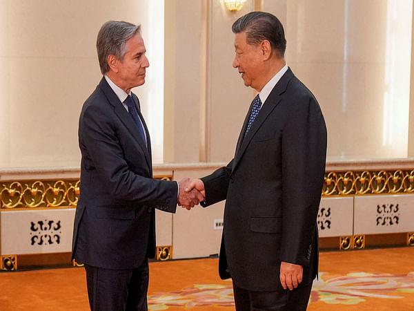 US Secy Antony Blinken meets with China's President Xi Jinping