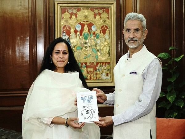 EAM Jaishankar receives copy of book 'India's Nuclear Titans'