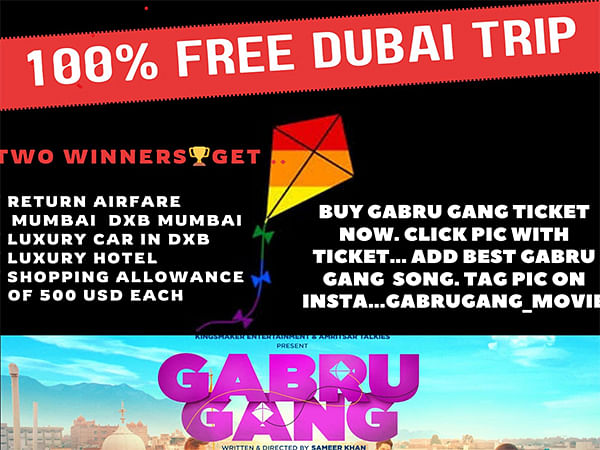 Sameer Khan's Gabru Gang promises two  viewers an all-expenses paid trip to Dubai! 