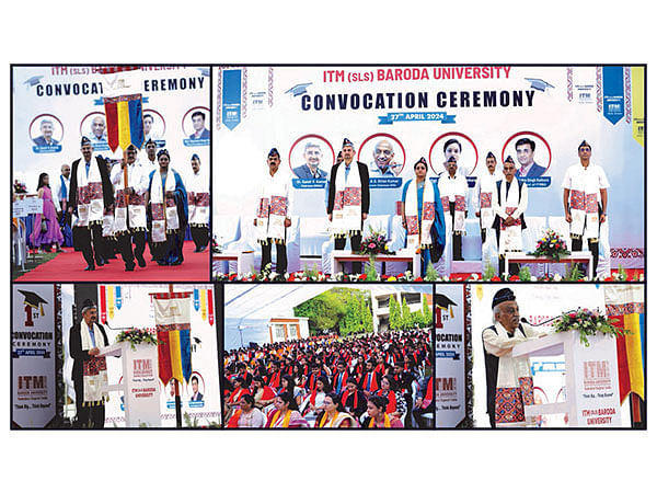 Honouring Excellence: ITM SLS Baroda University's Inaugural Convocation with Dr. Samir V Kamat, Chairman, DRDO and Dr. A S Kiran Kumar, Former Chairman, ISRO