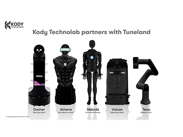 Kody Technolab, India’s Leading Robotics Innovator to Enhance Tuneland Music Festival 2024 with Cutting-Edge Robots