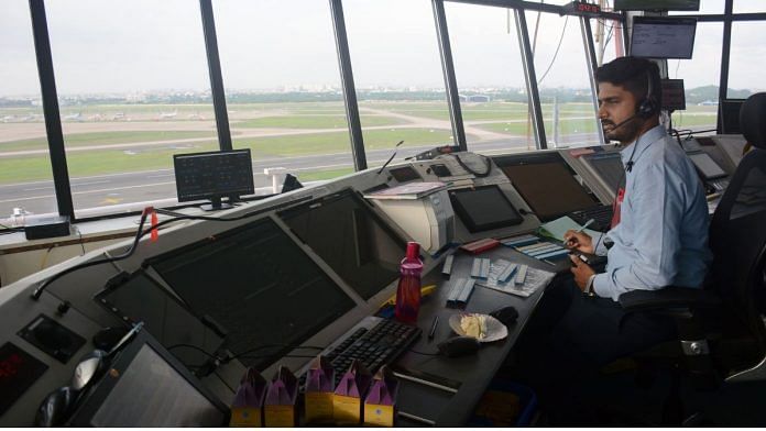 Air Traffic Controllers (ATC) official at Chennai Airport | Representational image | ANI file