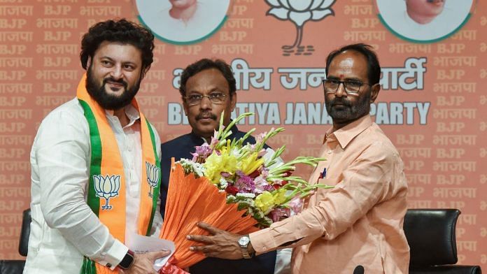 Odia actor and sitting MP Anubhav Mohanty quit BJD to join the BJP earlier this month | ANI