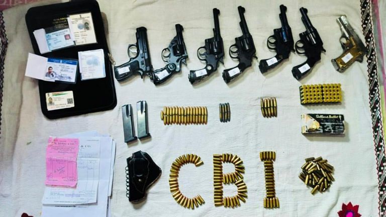 CBI finds foreign-made pistols, police revolver & suspected IEDs in Sandeshkhali, robots used for raid
