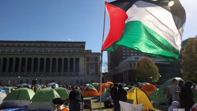 US campus protests shows up Western media hypocrisy. Compare how they covered JNU stir