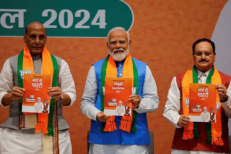 India's Modi promises to create jobs, boost infrastructure if BJP wins ...
