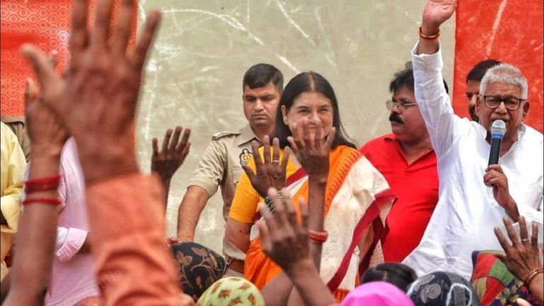 No Mandir or Hindutva, BJP’s Maneka Gandhi banks on work for second term from Sultanpur