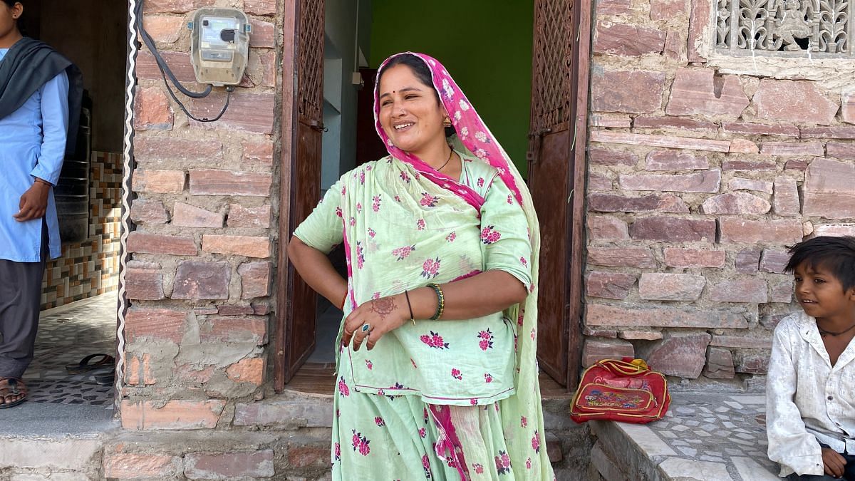 Nisha, a resident of Kaliberi settlement in Jodhpur | Photo: Devesh Singh Gautam, ThePrint