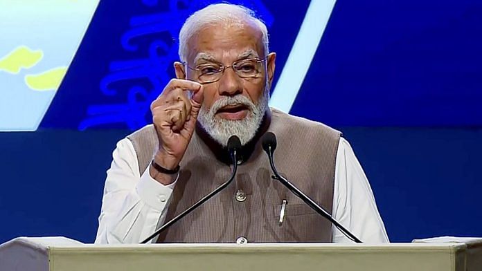 File photo of Prime Minister Narendra Modi in Mumbai | ANI