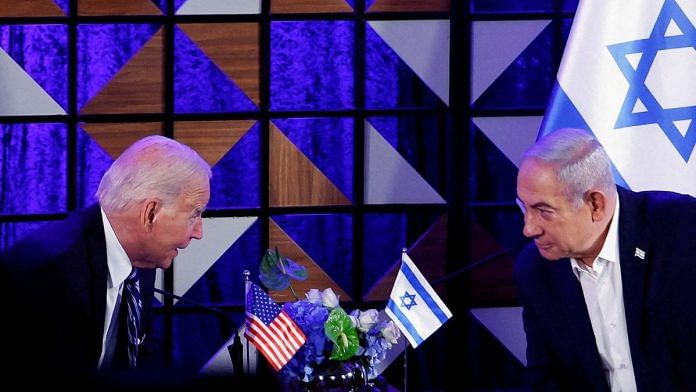 U.S. President Joe Biden with Israeli Prime Minister Benjamin Netanyahu | File photo | Reuters