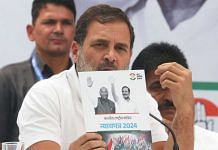 Congress party releases election manifesto 'Nyay Patra' for Lok Sabha polls 2024 | Photo: Praveen Jain/ThePrint
