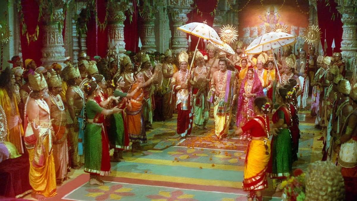 Scenes from the Ramayana teleserial | Photo: By special arrangement