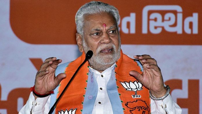 File photo of BJP candidate for Rajkot Constituency, Parshottam Rupala | ANI