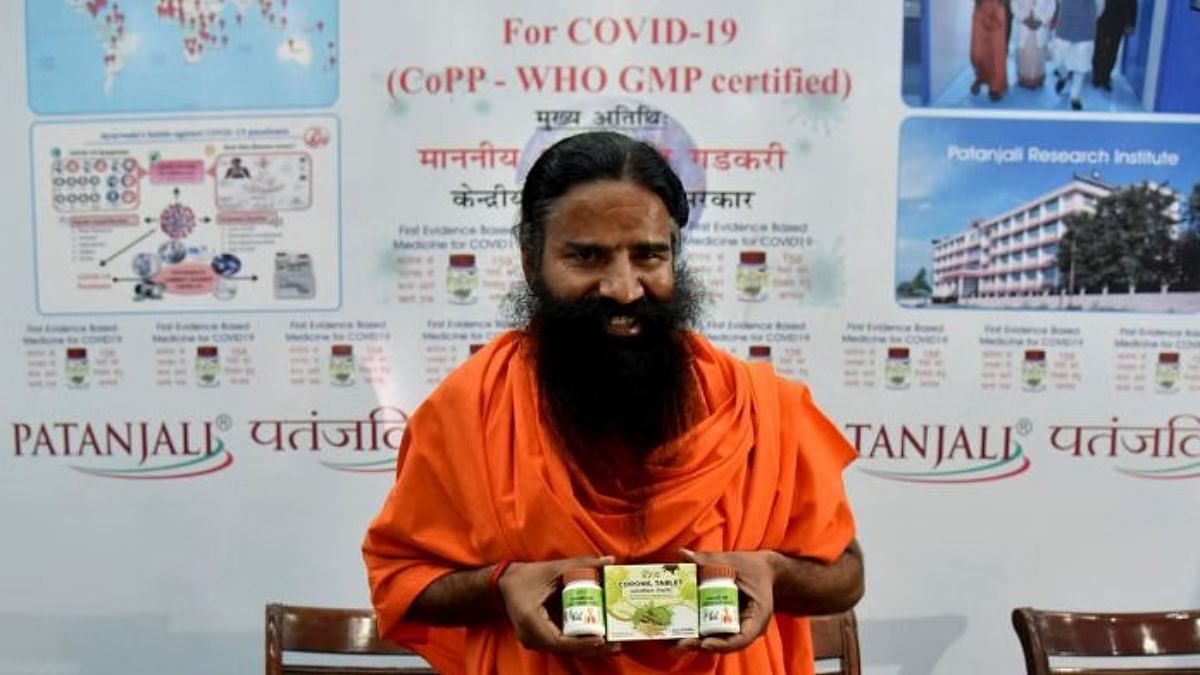 Recommended Patanjali's Coronil as supporting medicine for COVID, Centre tells SC amid ad row