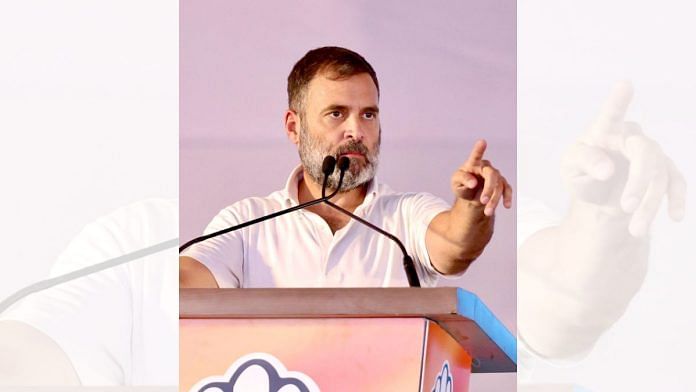 Rahul Gandhi addressing rally | File photo | ANI