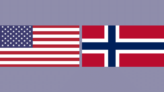 Flags of United states and Norway | Wikimedia Commons