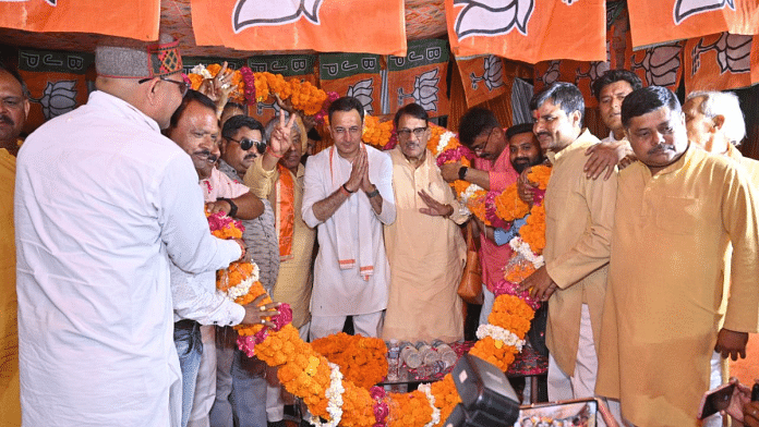 Uttar Pradesh minister and BJP candidate Jitin Prasada during campaigning in Pilibhit | Pic credit: X/@JitinPrasada