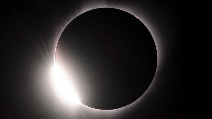 A total solar eclipse | X/@NASASolarSystem