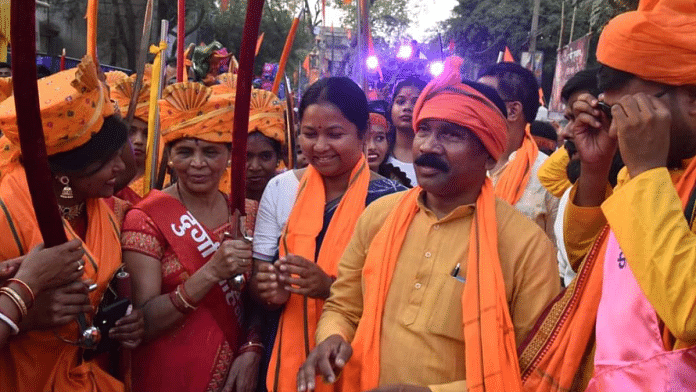Madhu and Geeta Koda celebrating Ram Navami | Niraj Sinha | ThePrint