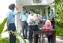 Squadron Leader Dalip Singh Majithia had formally retired from the IAF on 18 March 1947 | Pic credit: X/@Hardisohi