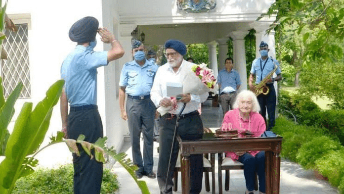 Squadron Leader Dalip Singh Majithia had formally retired from the IAF on 18 March 1947 | Pic credit: X/@Hardisohi